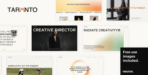 Taranto – WordPress Portfolio for Creatives